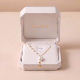 Elegant Vintage Pendant Necklace with Pearls