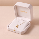 Love letter initial necklace