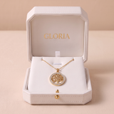 Shining Tree of Life Round Pendant