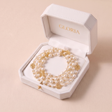 Timeless Gold Pearl Pendant Necklace