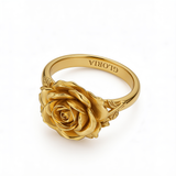 Timeless Golden Flower Ring