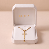 Unisex Gold Cross Necklace