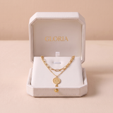 Vintage Coin Layer Necklace