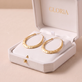 Vintage Old Hoop Earrings