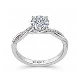 Elegant White Gold Le Jane Ring