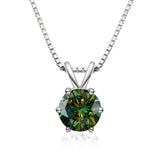 Elegant Moissanite Solitaire Necklace