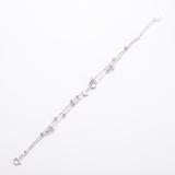 Elegant Silver Bracelet with Stars