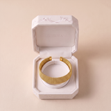 Elegant Braided Mesh Bracelet with Open Design