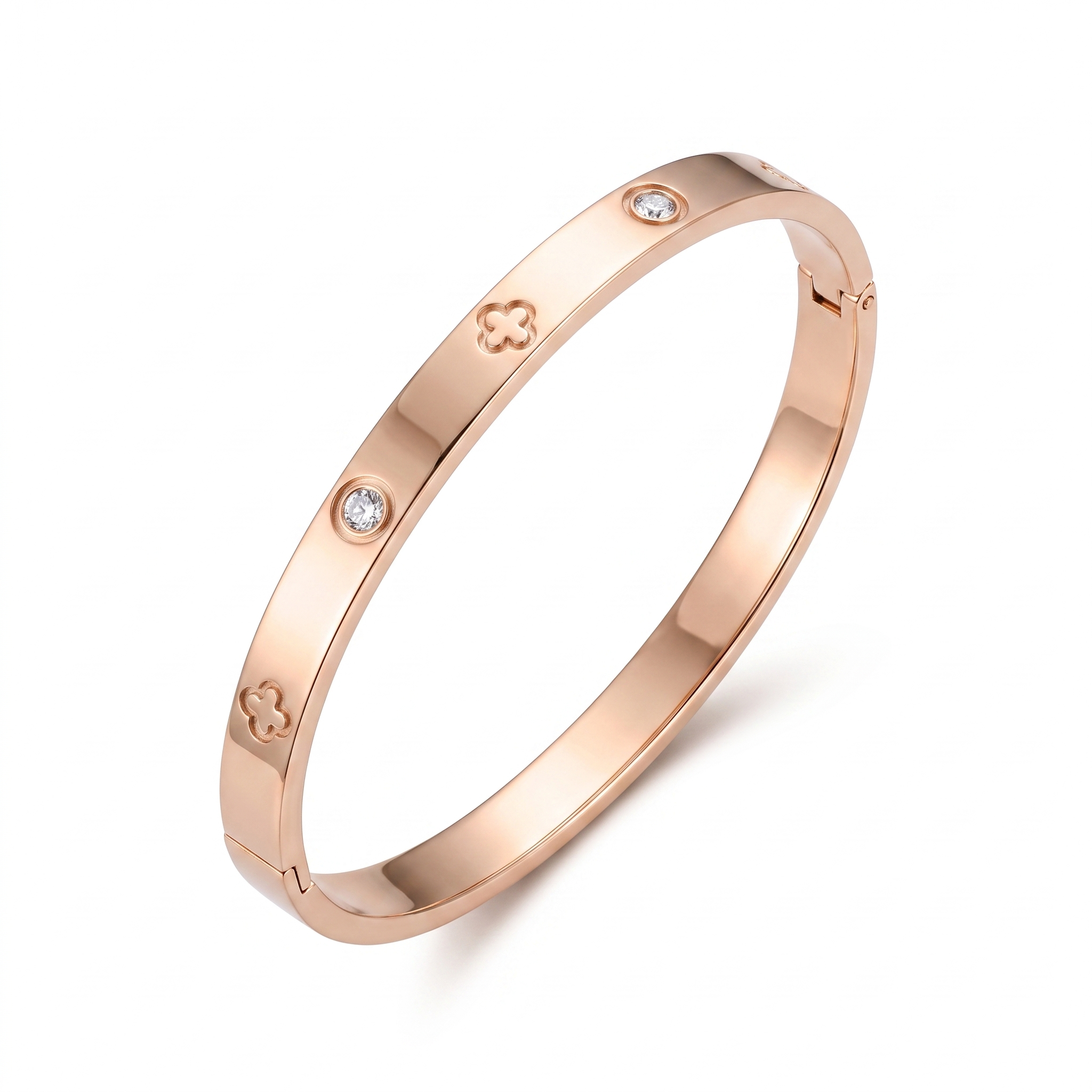 Elegant Crystal Bangles