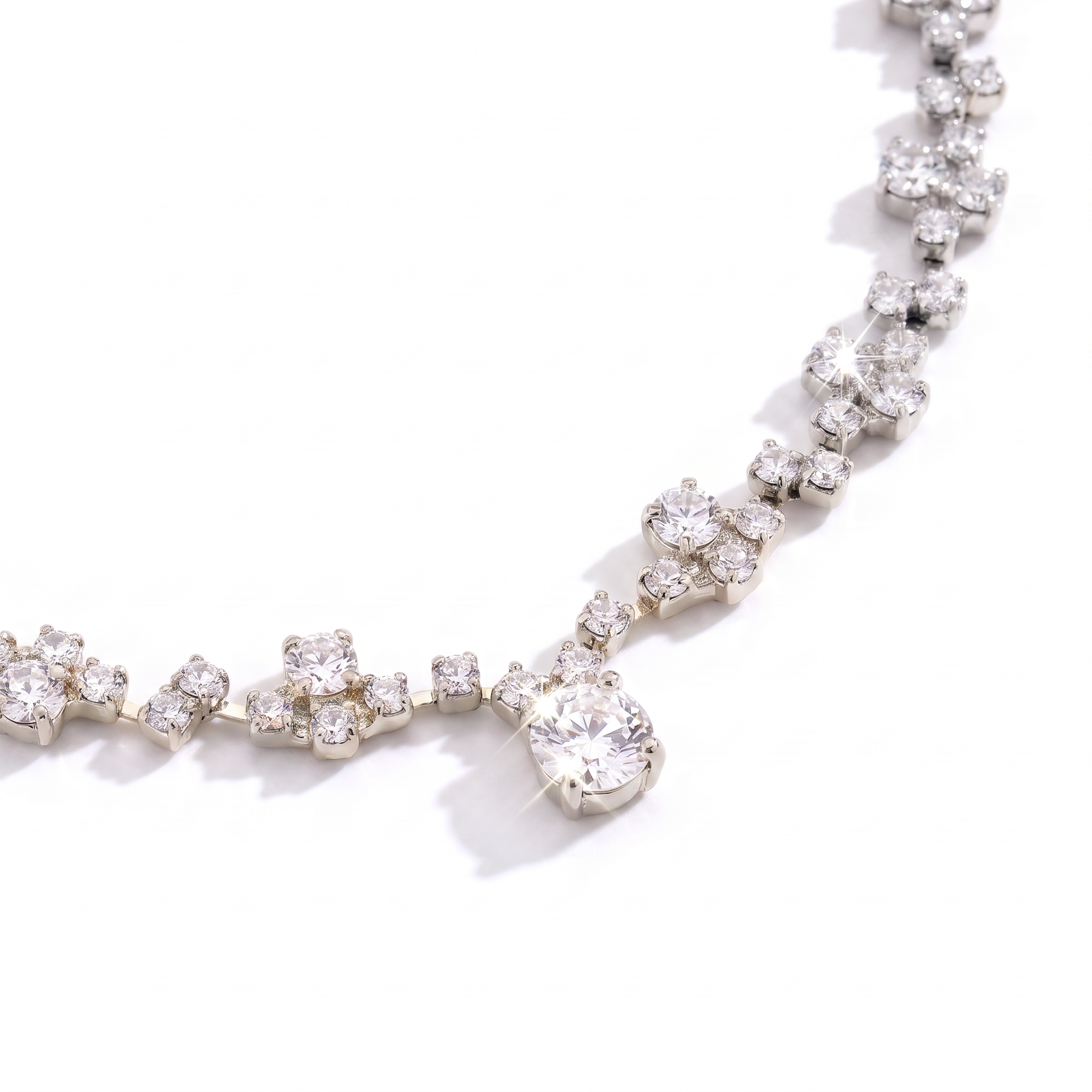 Elegant Diamond Bridal Necklace