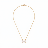 Crystal Leaf Necklace