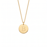 Elegant Gold Letter Pendant Necklace