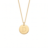 Elegant Gold Letter Pendant Necklace