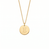 Elegant Gold Letter Pendant Necklace