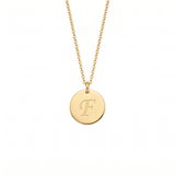 Elegant Gold Letter Pendant Necklace