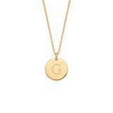 Elegant Gold Letter Pendant Necklace