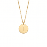 Elegant Gold Letter Pendant Necklace