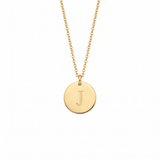 Elegant Gold Letter Pendant Necklace