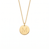 Elegant Gold Letter Pendant Necklace