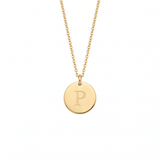 Elegant Gold Letter Pendant Necklace