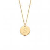 Elegant Gold Letter Pendant Necklace