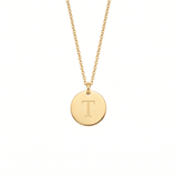 Elegant Gold Letter Pendant Necklace