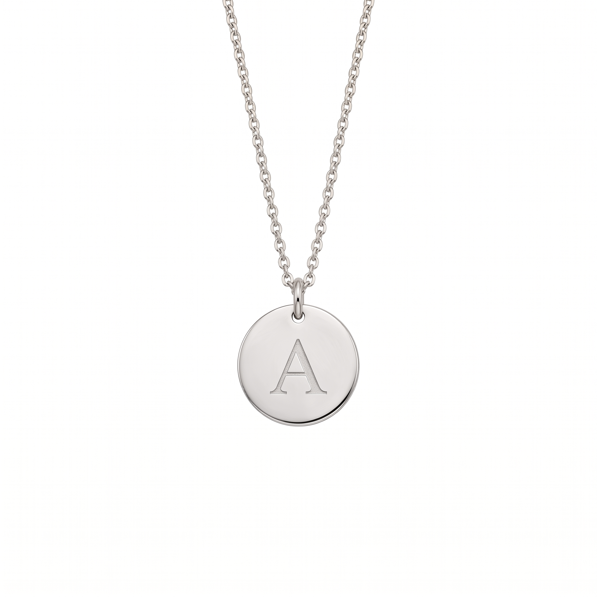 Elegant Gold Letter Pendant Necklace