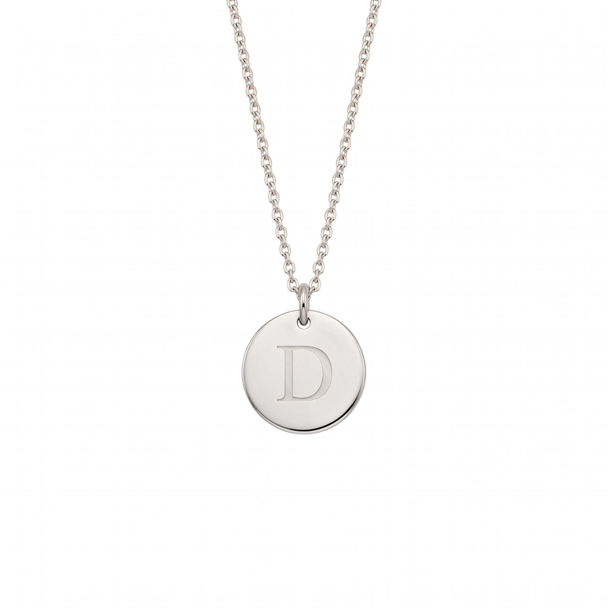 Elegant Gold Letter Pendant Necklace