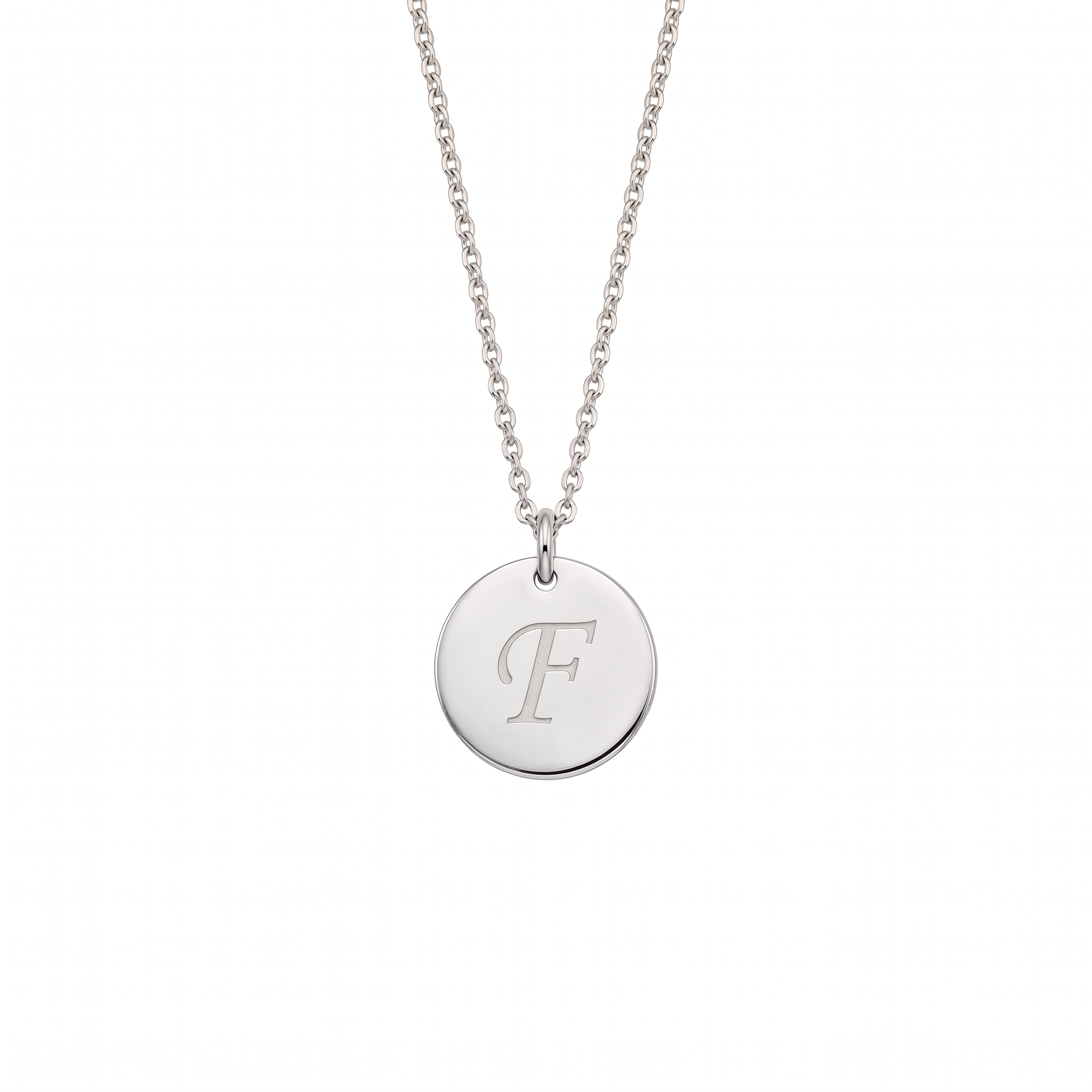 Elegant Gold Letter Pendant Necklace