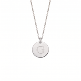 Elegant Gold Letter Pendant Necklace