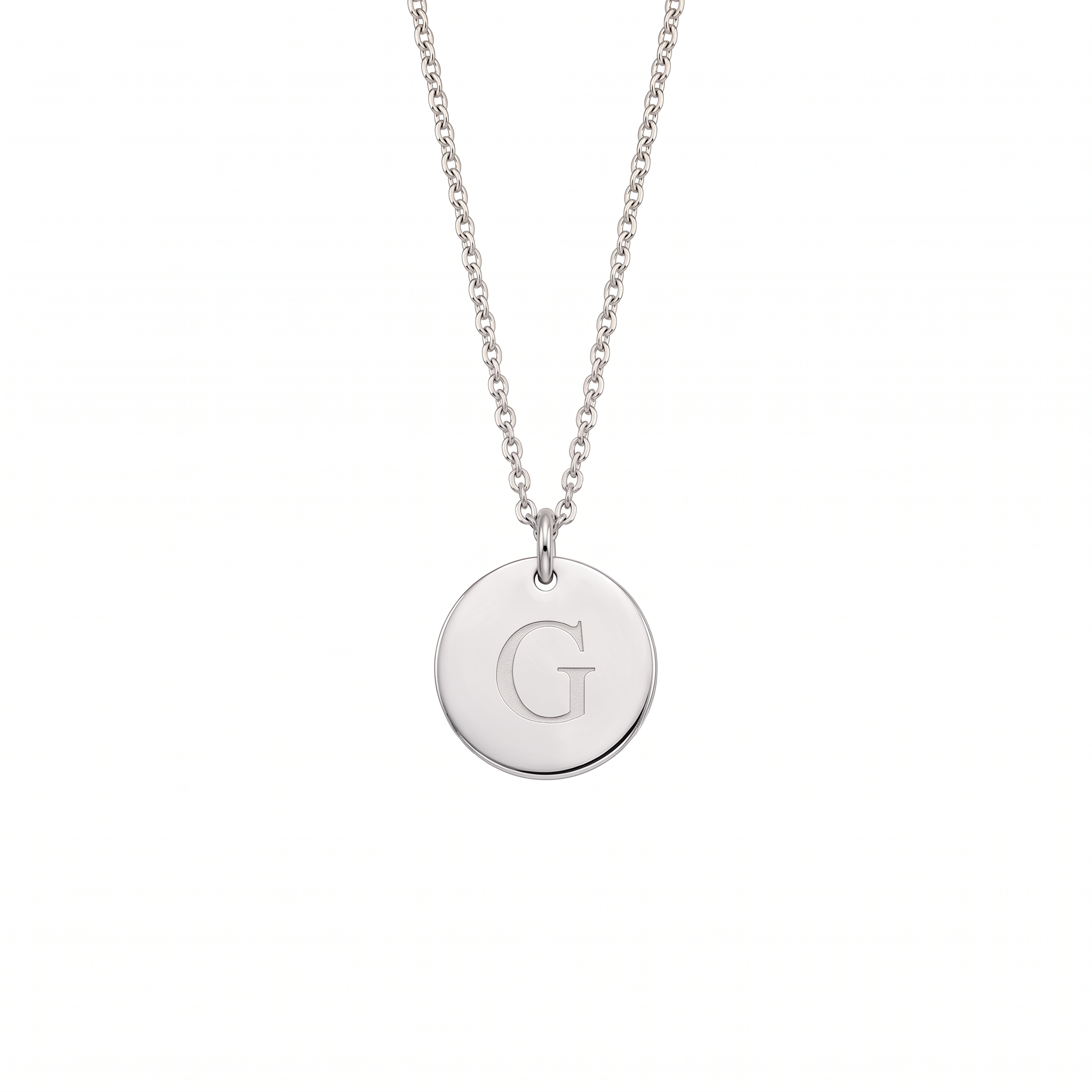 Elegant Gold Letter Pendant Necklace