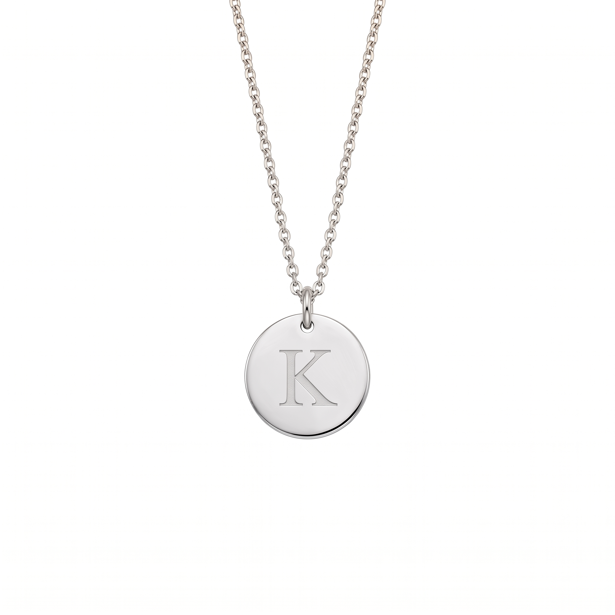 Elegant Gold Letter Pendant Necklace