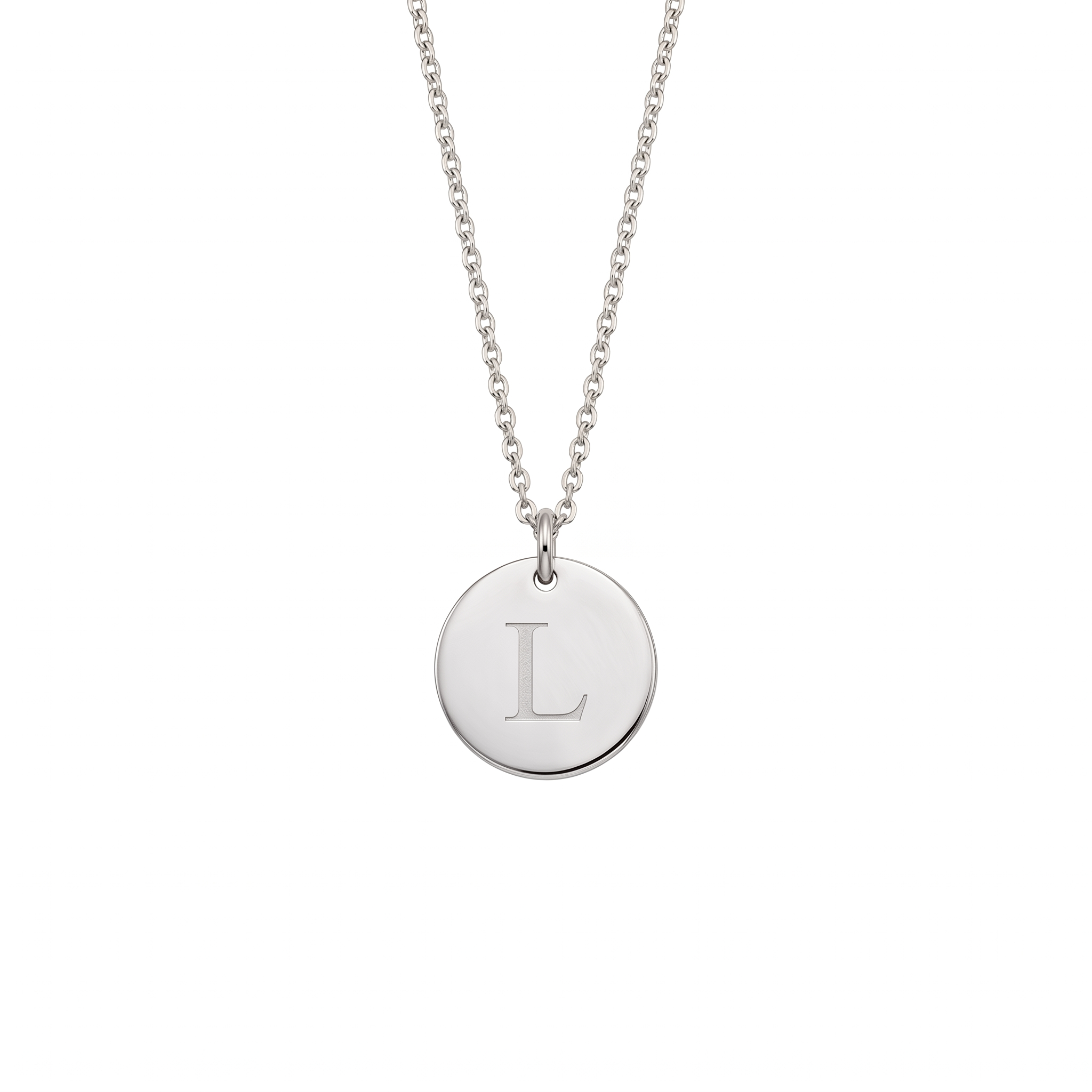 Elegant Gold Letter Pendant Necklace