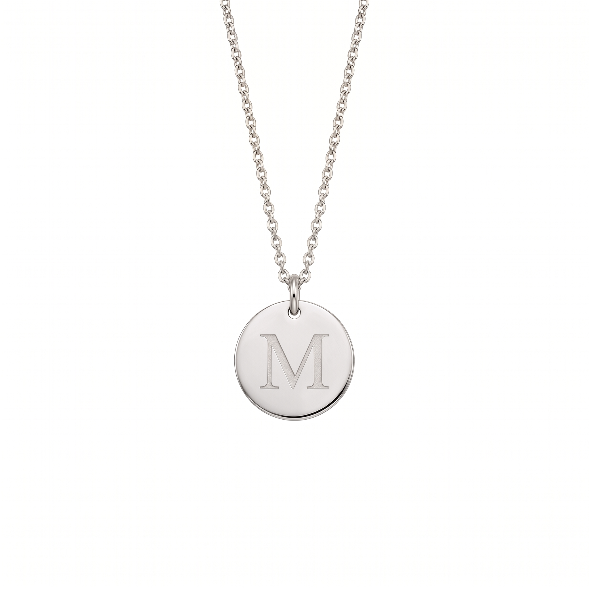 Elegant Gold Letter Pendant Necklace