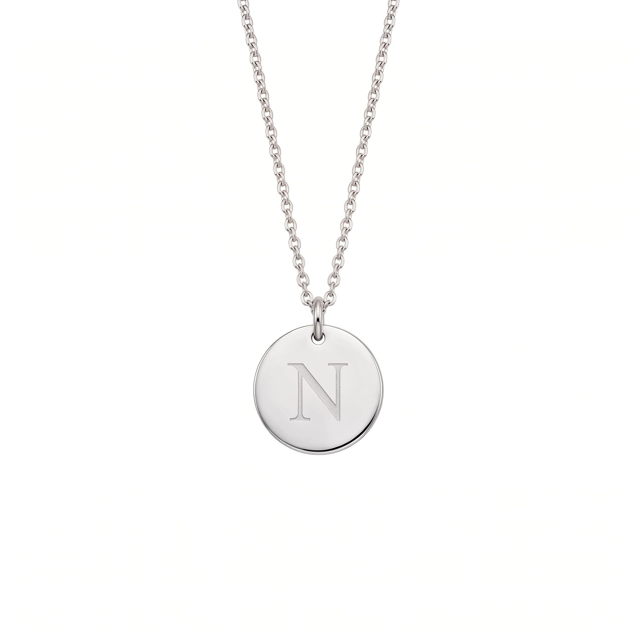 Elegant Gold Letter Pendant Necklace