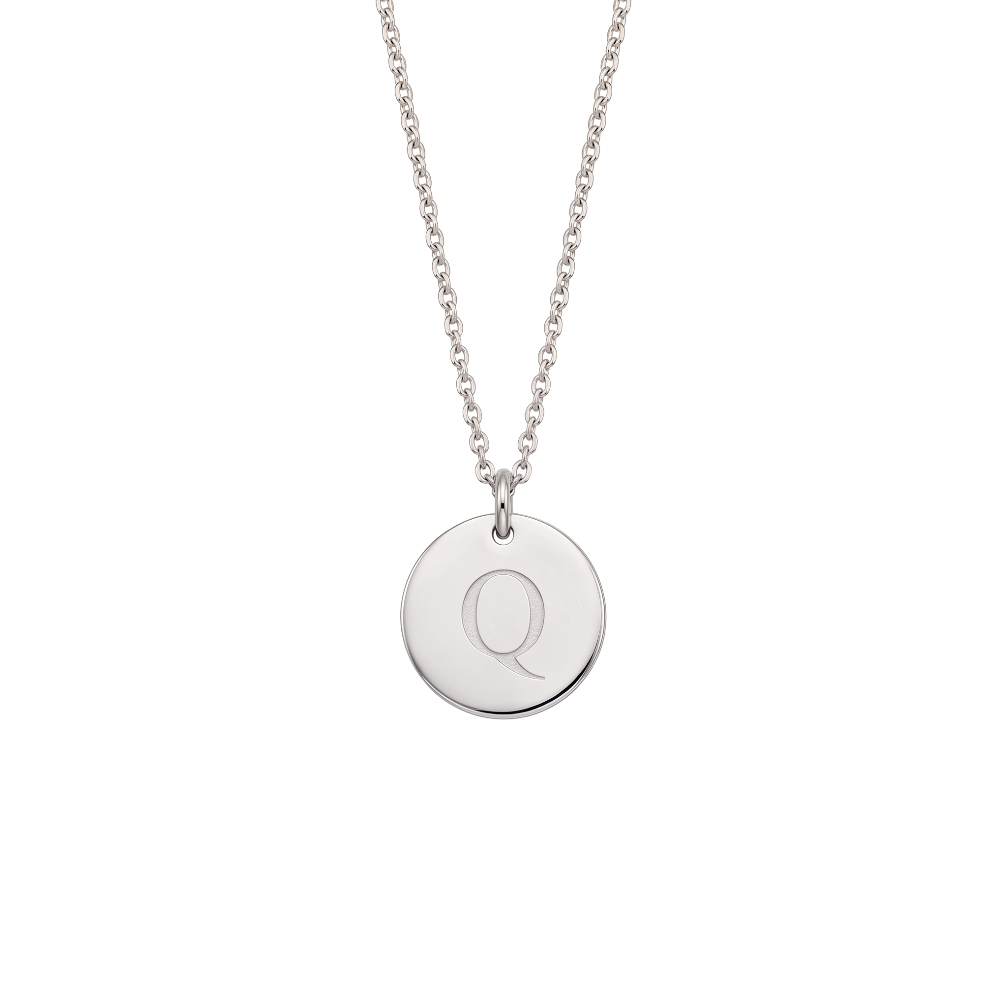 Elegant Gold Letter Pendant Necklace