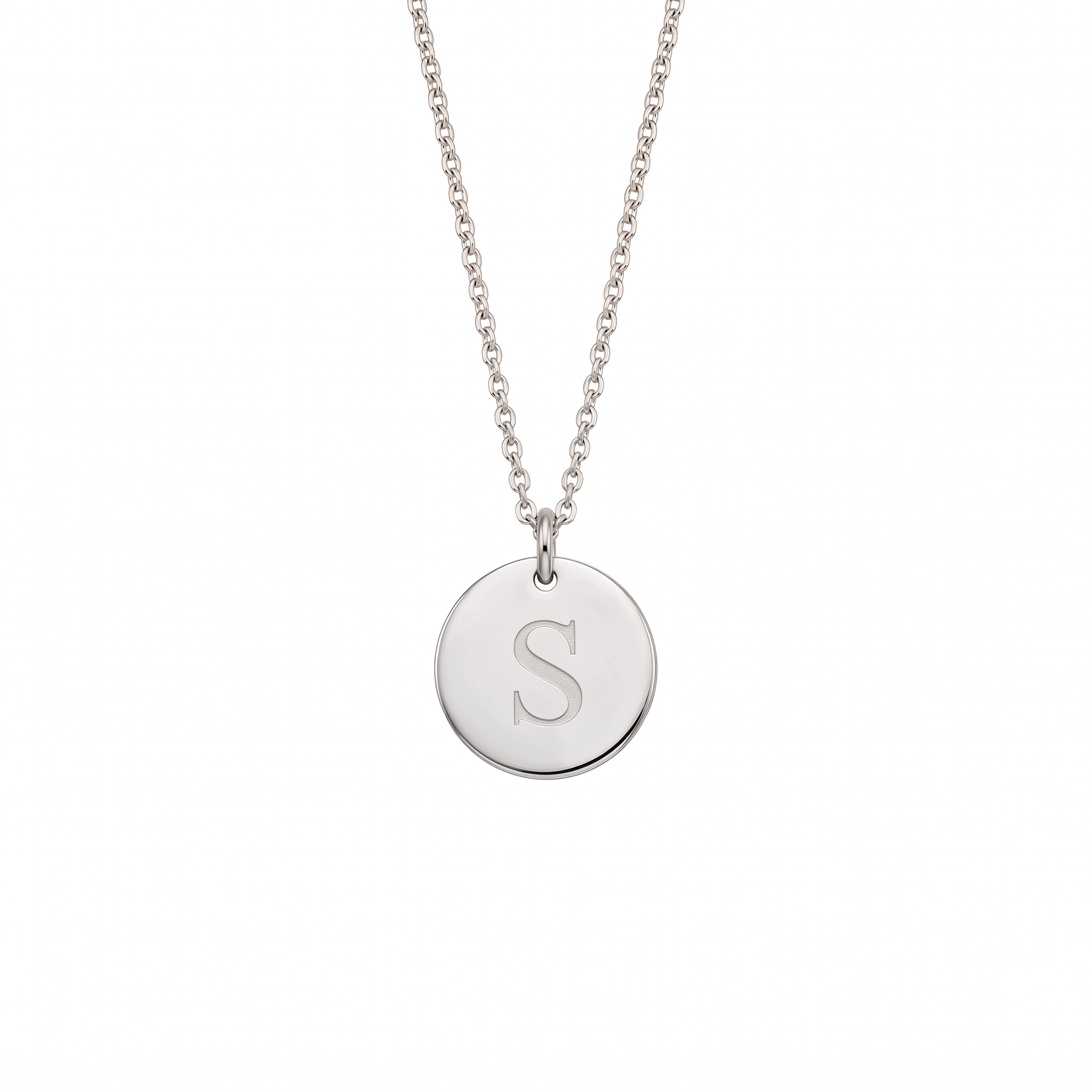 Elegant Gold Letter Pendant Necklace