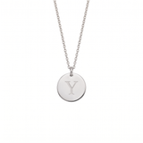 Elegant Gold Letter Pendant Necklace