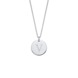 Elegant Gold Letter Pendant Necklace