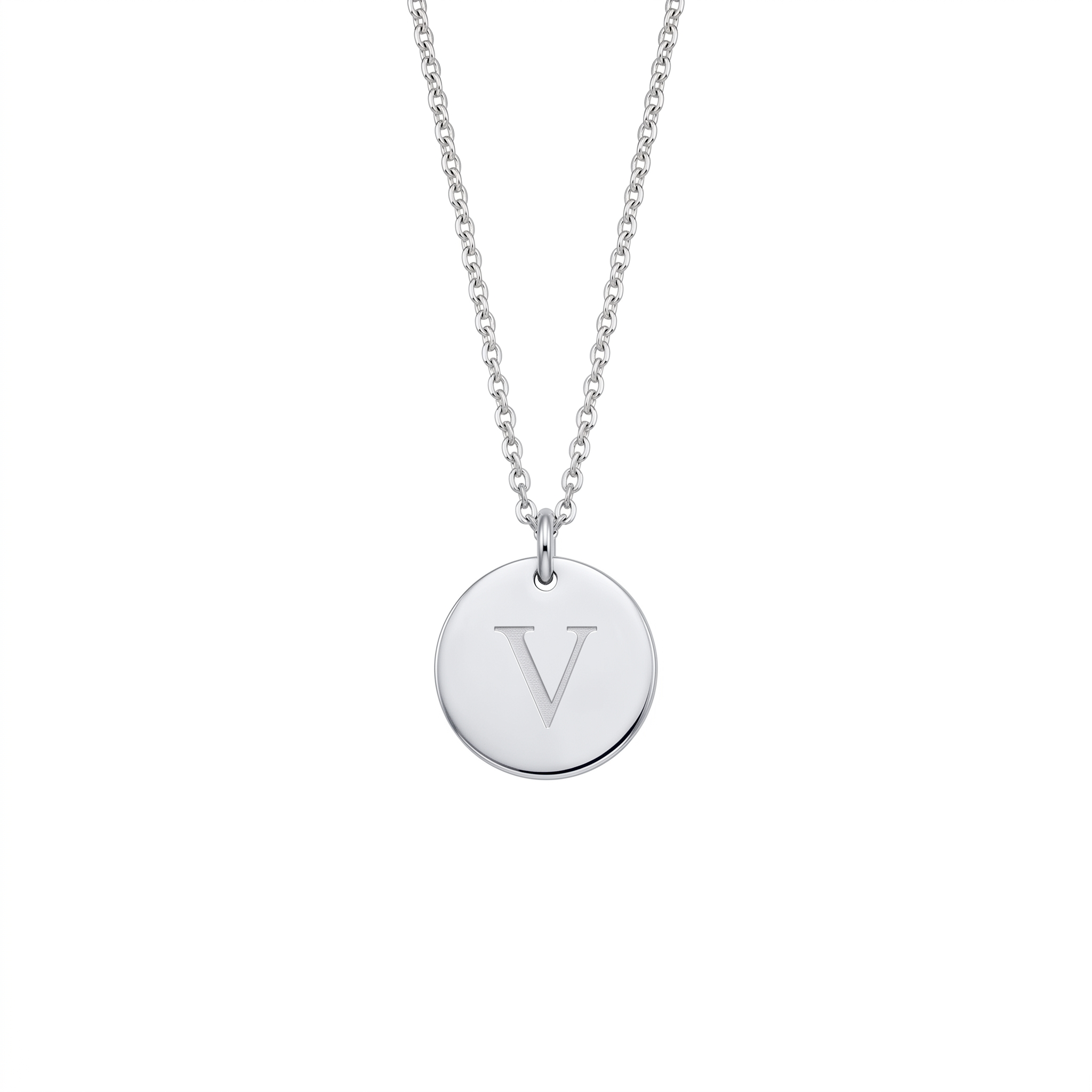 Elegant Gold Letter Pendant Necklace