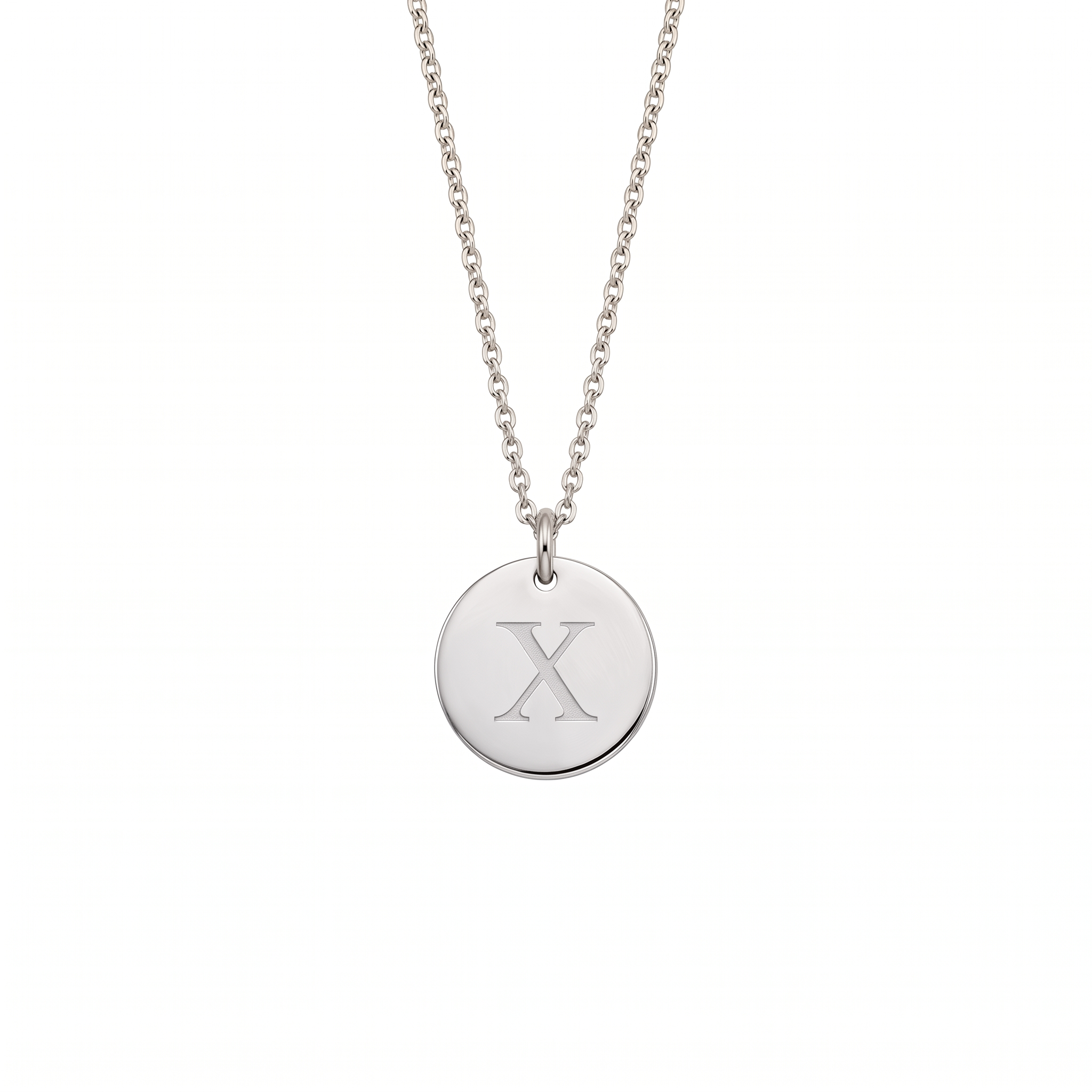 Elegant Gold Letter Pendant Necklace