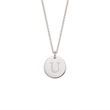 Elegant Gold Letter Pendant Necklace