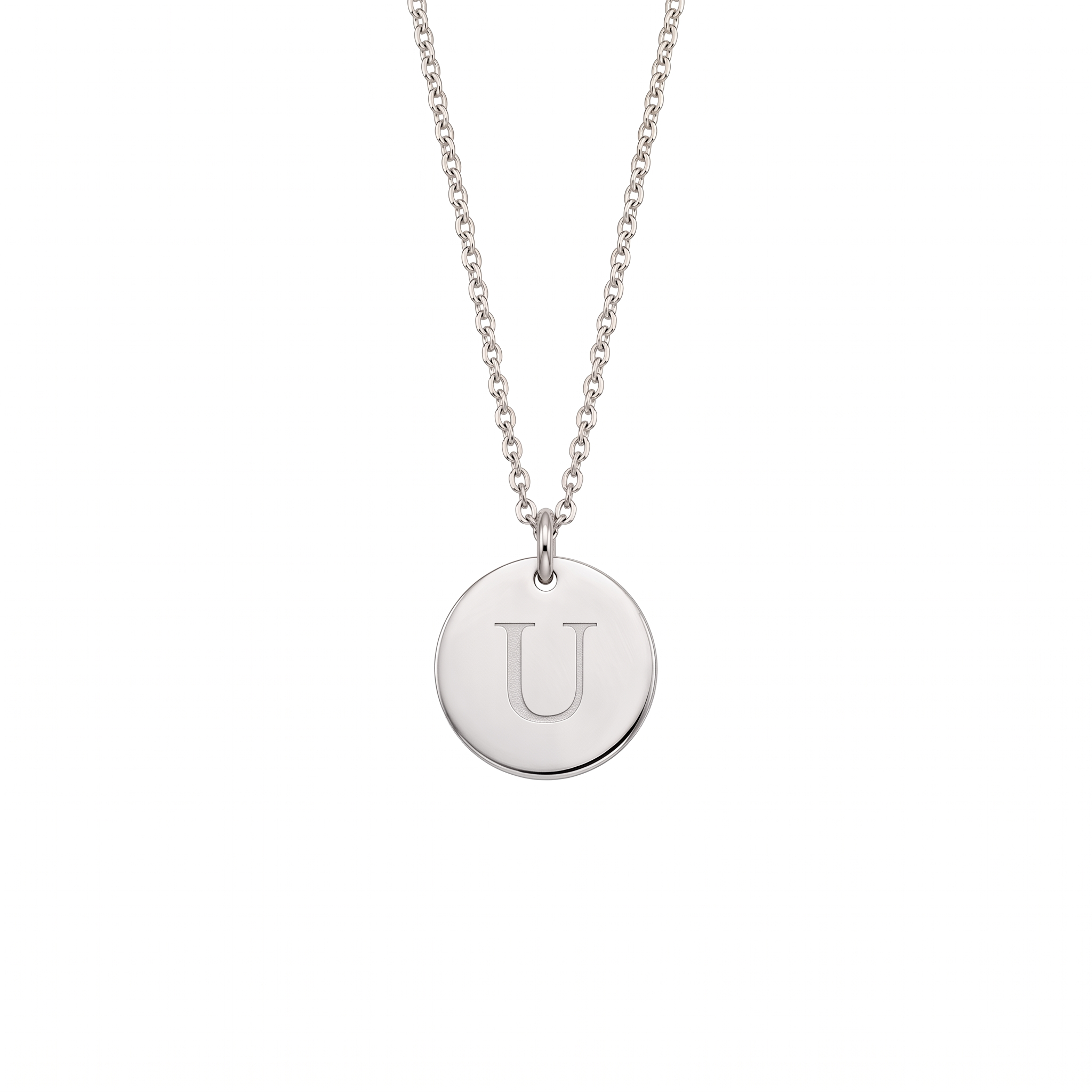 Elegant Gold Letter Pendant Necklace