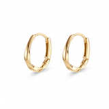 Sterling Silver Round Inlaid Earrings