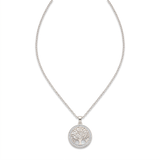 Shining Tree of Life Round Pendant