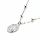 Stainless Steel Rosary Necklace