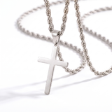 Unisex Gold Cross Necklace