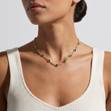 Model wearing the Elira Vescari Necklace
